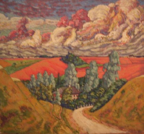 konrad magi Road from Viljandi to Tartu China oil painting art